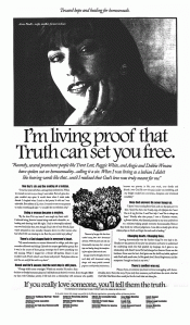 paulk ex-gay ad in New York Times