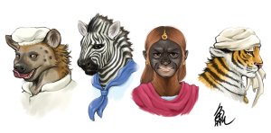 The animals are people